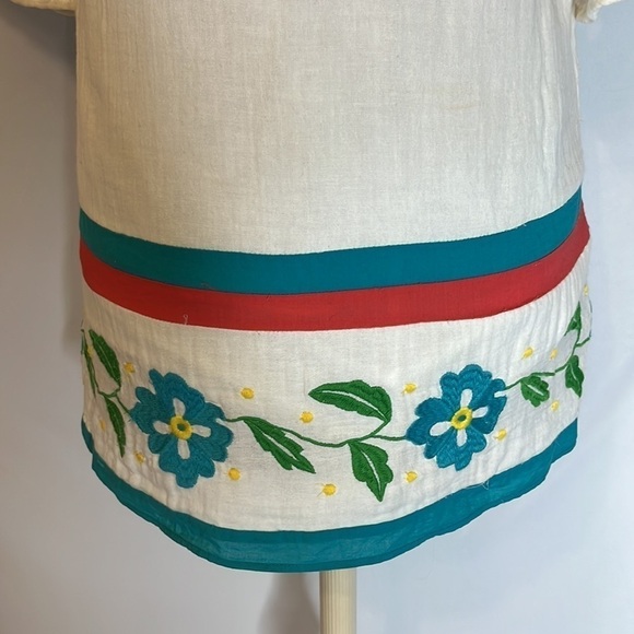 Anthropologie  Seen Worn Kept Embroidered Tunic Blouse - Picture 8 of 10